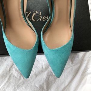 J. Crew Colette D’Orsay Suede Heels